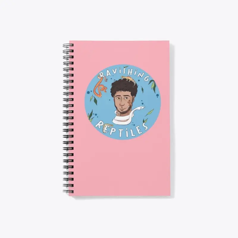 Ravishing Reptiles Logo Notebook 